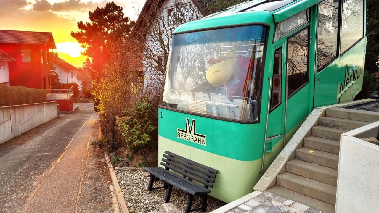 Exklusives Holzhaus Mit Bergbahn - Baden-Baden Im Schwarzwald Villa Exterior foto