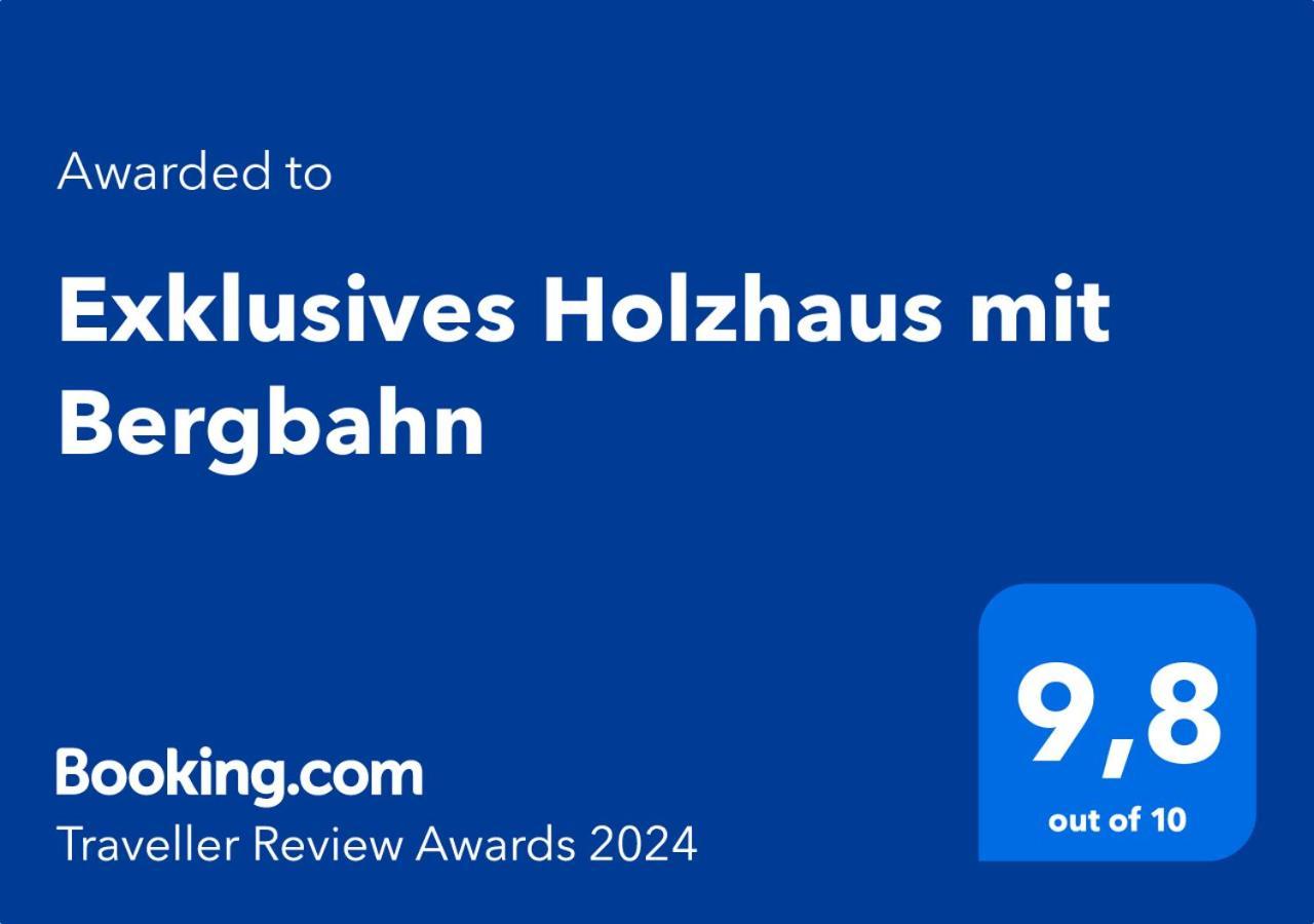 Exklusives Holzhaus Mit Bergbahn - Baden-Baden Im Schwarzwald Villa Exterior foto